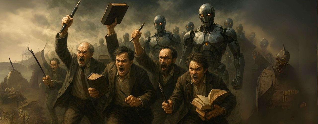 A IA está matando a literatura, a revolta dos escritores