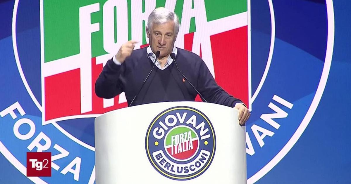 Congresso da Juventude da Forza Italia, Tajani: "Estou indignado com as palavras violentas no Parlamento"