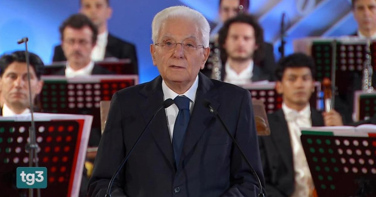 Discurso de Mattarella en la inauguración del concierto del Festival del 2 de Junio