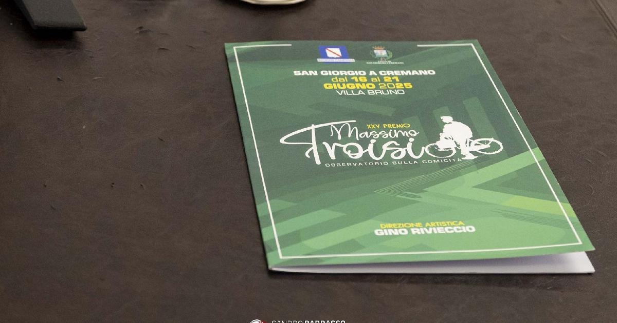 XXV edición del Premio Massimo Troisi, la celebración del gran actor italiano en San Giorgio a Cremano