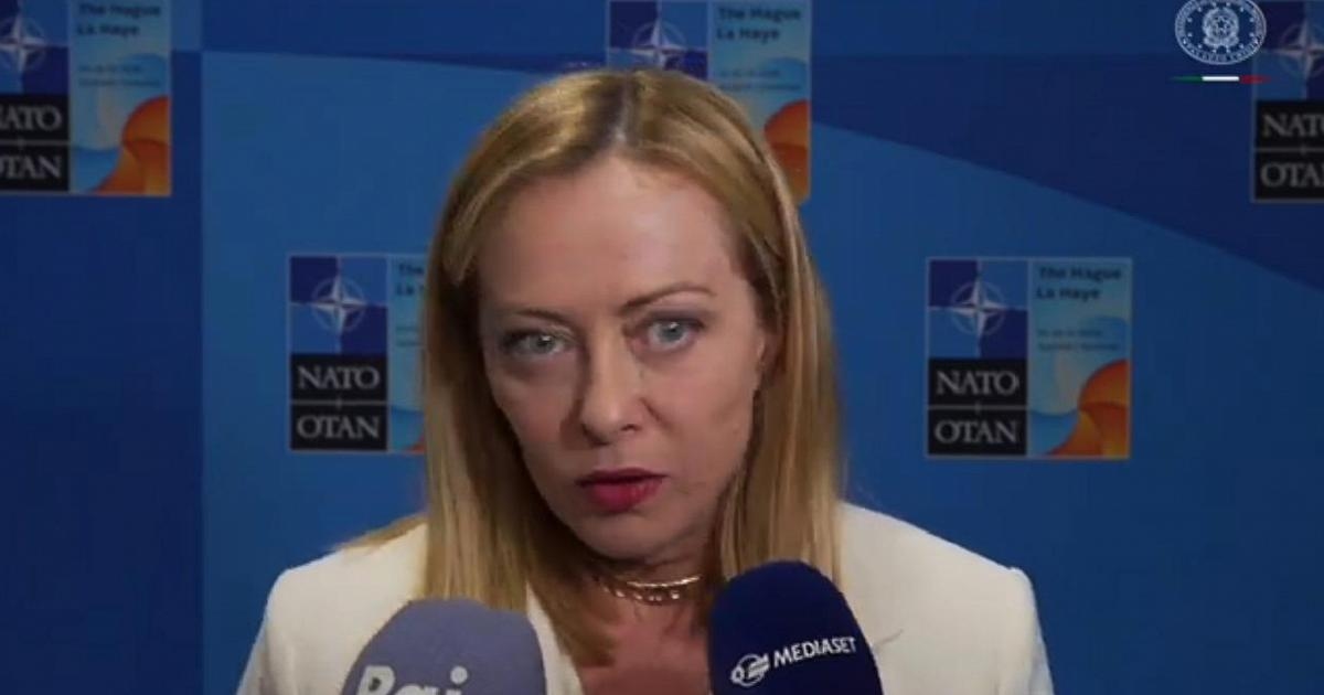 Giorgia Meloni: "NAVO-uitgaven zijn noodzakelijk en duurzaam, we zullen geen geld afleiden van andere prioriteiten"