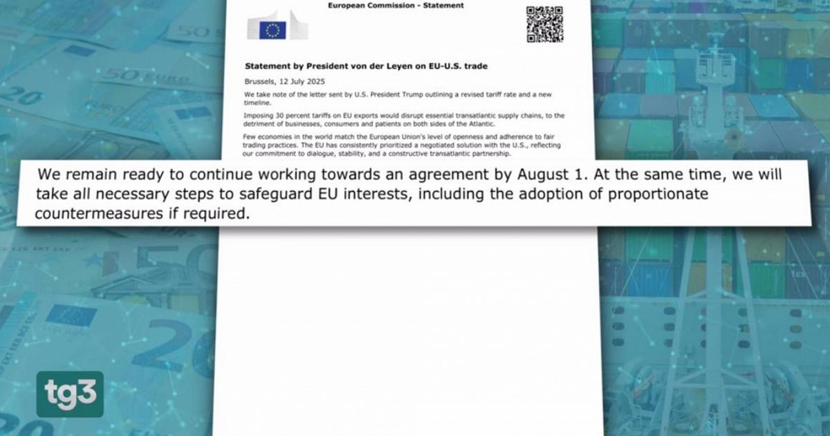 Dazi, la replica della Ue. Von der Leyen: "Lavoriamo per raggiungere un accordo entro il 1° agosto"