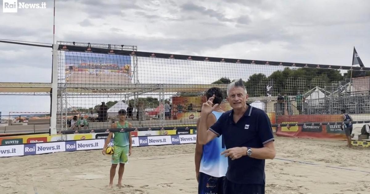 Beachvolleyballessen met Andrea Lucchetta: de schotlijn
