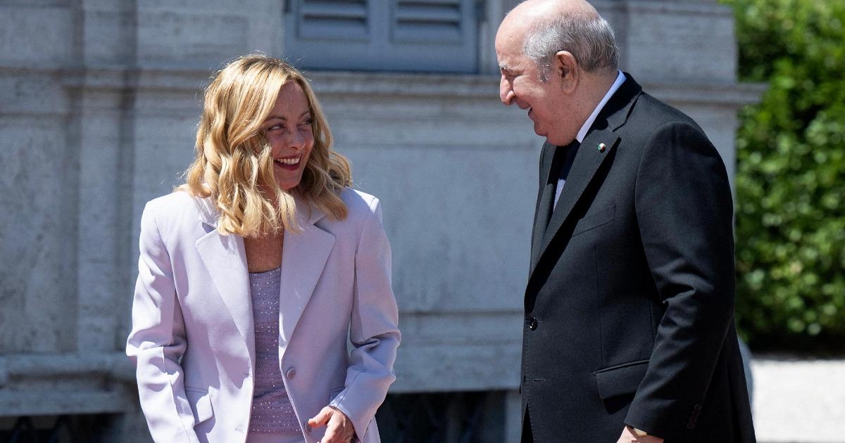Quinto vertice intergovernativo Italia-Algeria, Tebboune a Villa Pamphilij ricevuto da Meloni