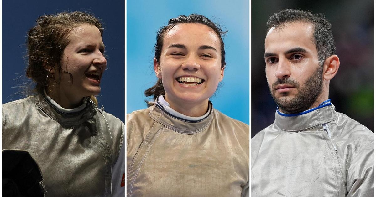 Italy's first medals at the World Fencing Championships: bronze for Curatoli, Cristino, and Favaretto.