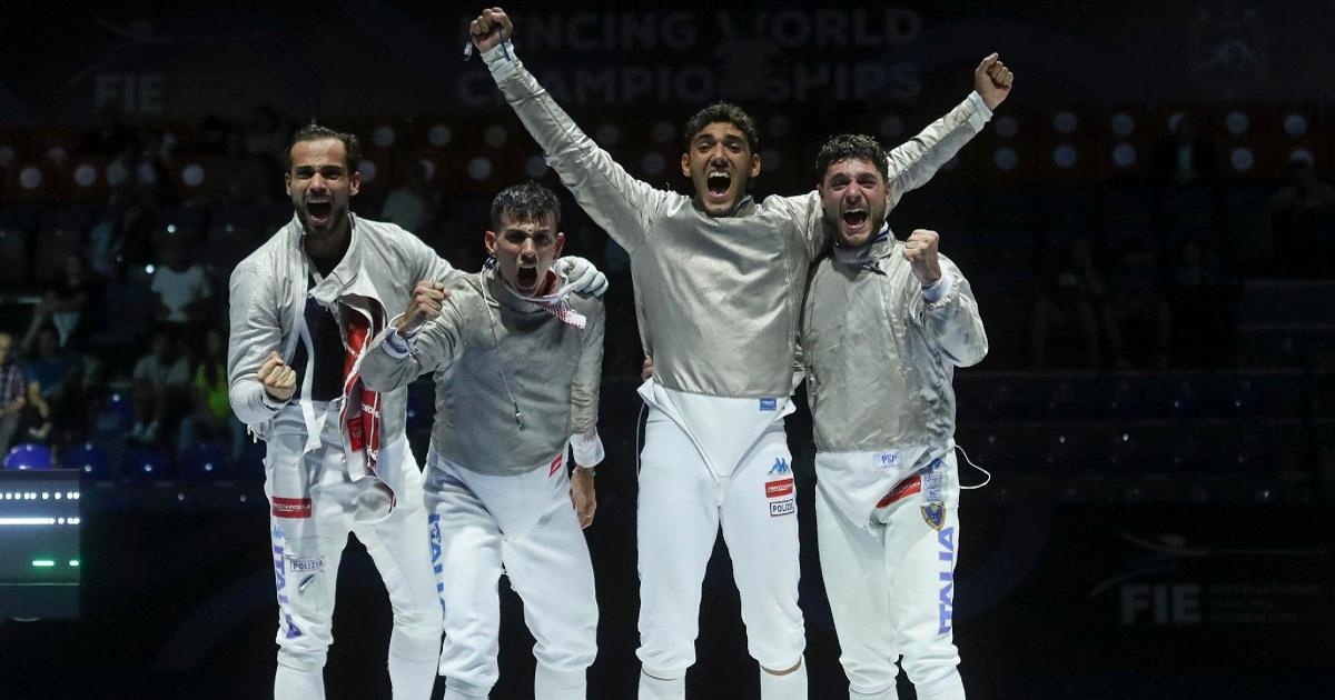 Fencing: Italy wins world champion in men's sabre team competition