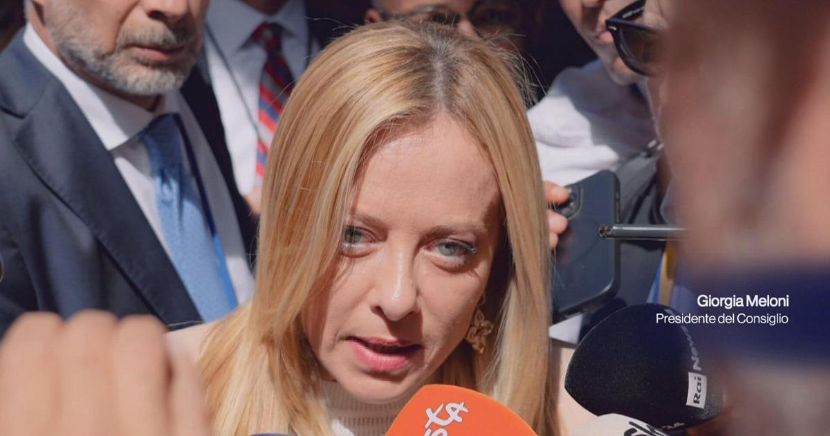 Prime Minister Meloni: "The greatest pressure must be placed on Hamas, which started the war."
