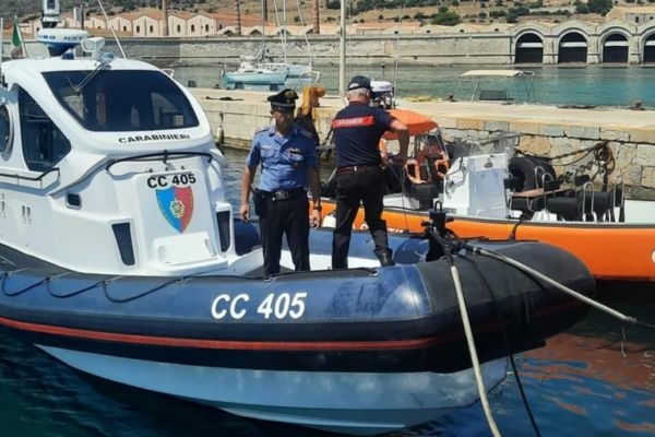 Em Favignana, os Carabinieri salvam quatro tartarugas em dificuldade