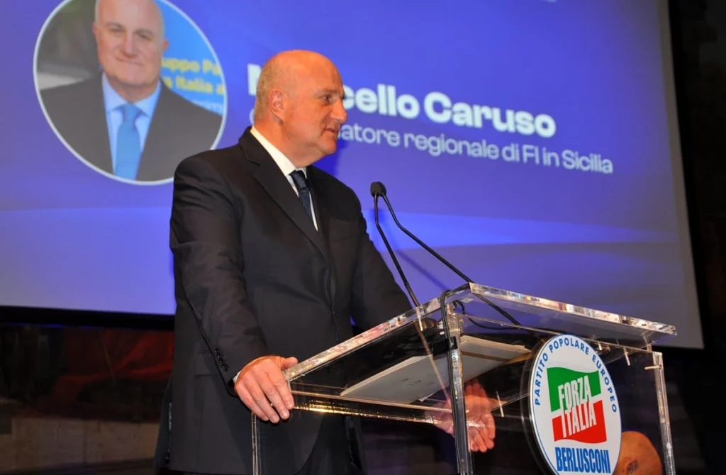 Marcello Caruso: "Forza Italia is de leidende partij in Sicilië. Ik doe mee aan de congresverkiezingen."