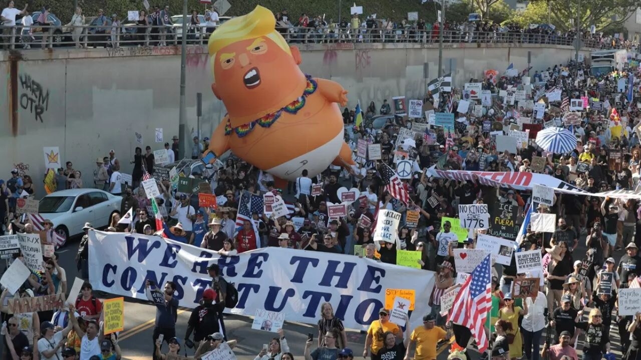 7 million people marched against Trump in the US