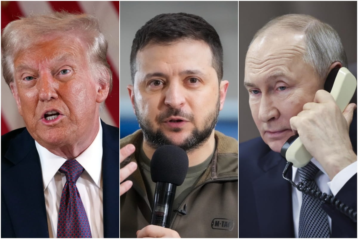 Per Zelensky è l’unico che può fermare Putin, ma Trump si sfila dal trilaterale: “Preferirei di no”