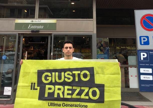 Varese – Ultima Generazione protestiert gegen Carrefour in Varese. „Komplizen des Völkermords“ – Varese Laghi – Varese News