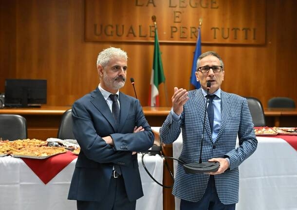 Varese - Los brigadistas Nicola Schiavone y Giuseppe Nucifora se jubilan, una vida de servicio en los tribunales de Varese - - Varese News