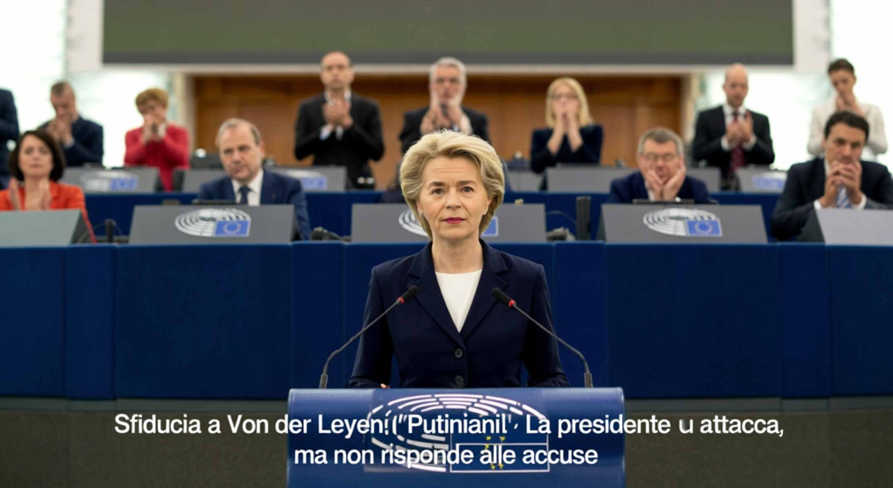 Mozione di sfiducia a Ursula von der Leyen: accuse di autoritarismo e toni da “consiglio di guerra”