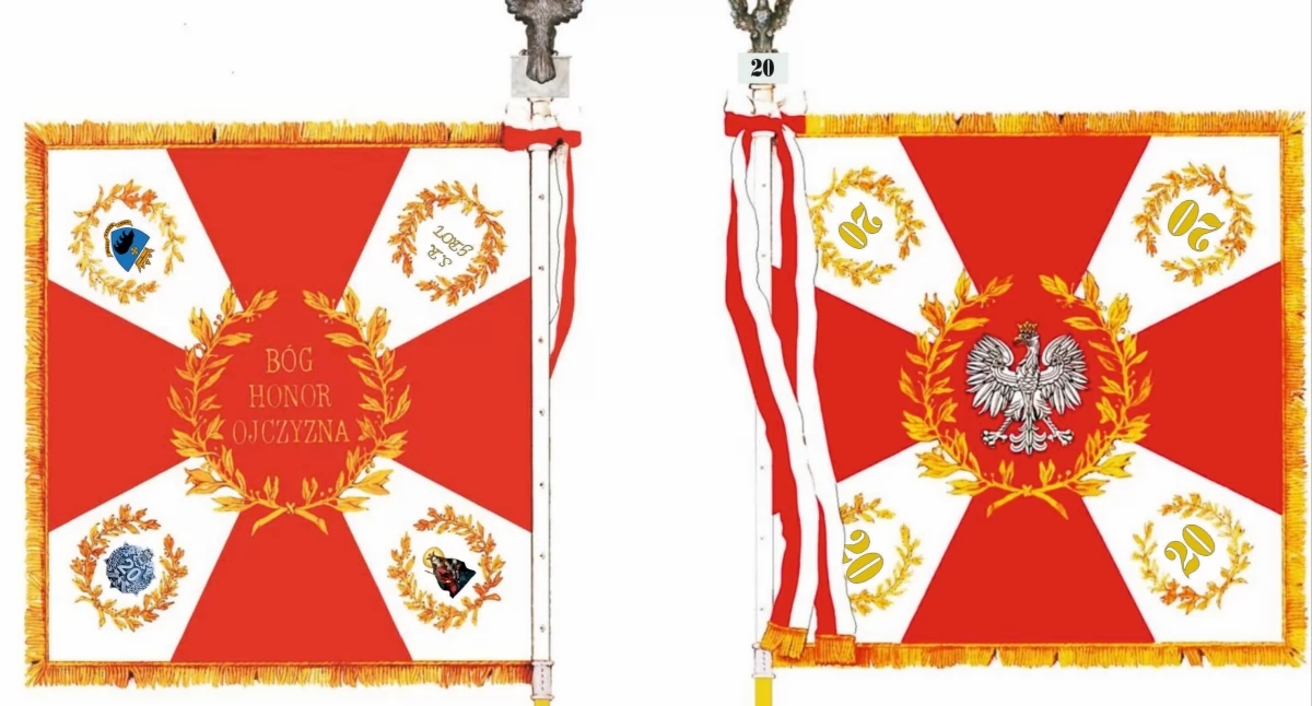O Presidente da Polónia concedeu a bandeira à 20.ª Brigada de Defesa Territorial de Przemyśl