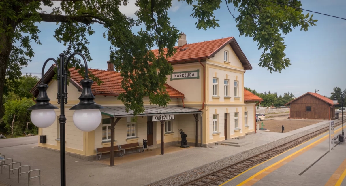 La histórica estación de Kańczuga, ganadora de un concurso nacional