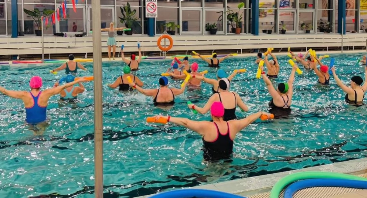 Tomorrow is the Aqua Aerobics Marathon and water familiarization classes for the youngest!