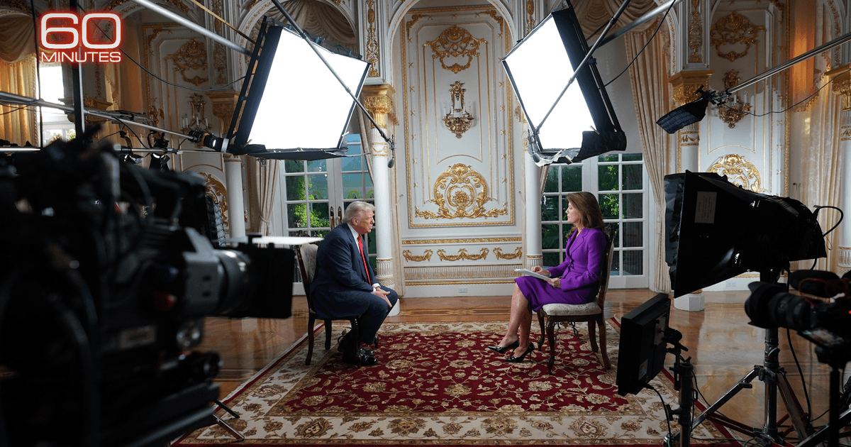 Präsident Trump im Interview mit 60 Minutes
