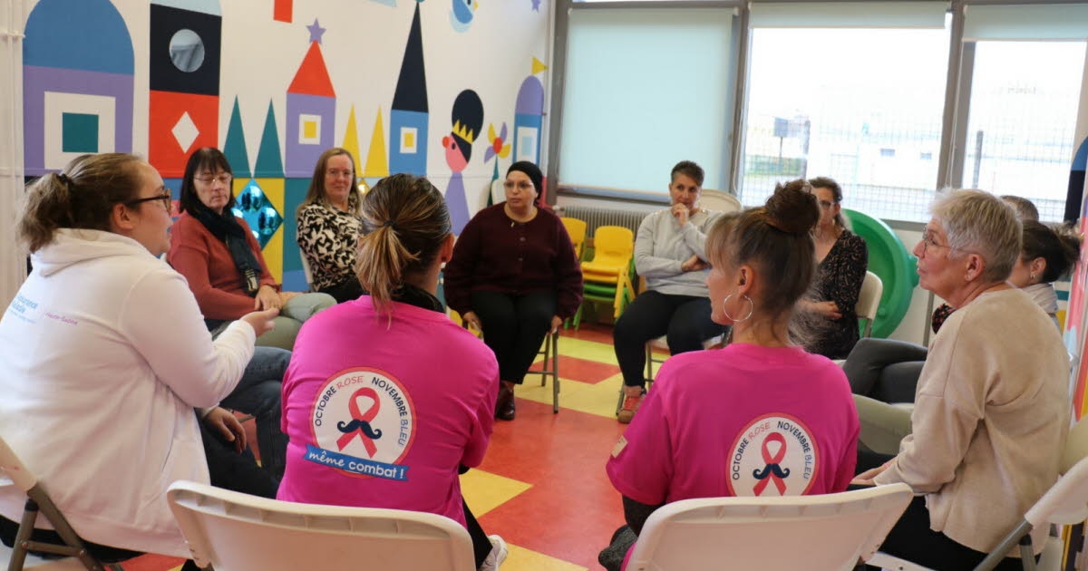 Сен-Лу-сюр-Семуз. Информирование о раке груди в центре раннего детства.