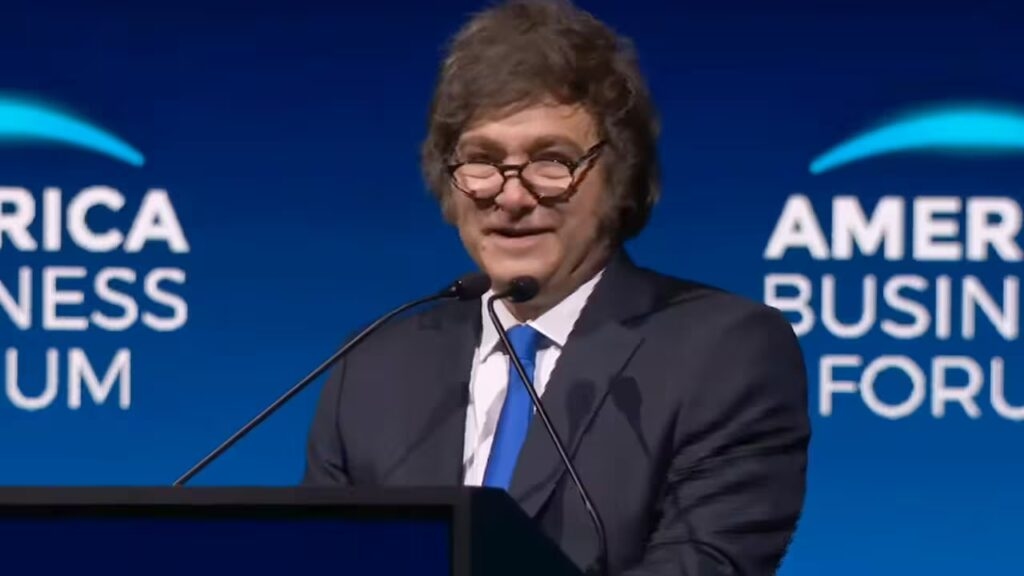 Javier Milei no America Business Forum: “O capitalismo é o único sistema justo”