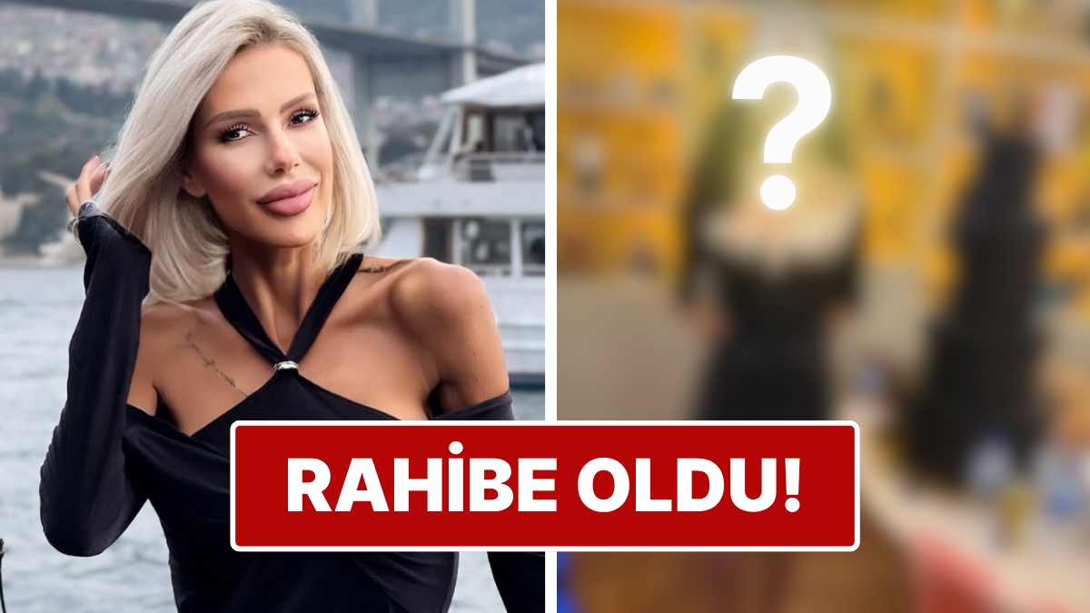 Hande Demir, einer der beliebtesten Namen der High Society, erschien an Halloween als Nonne!