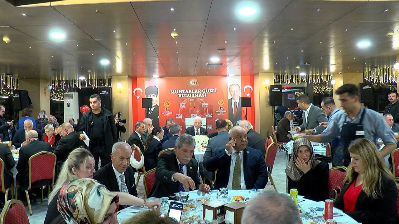 Governor Davut Gül met with muhtars as part of Mukhtars' Day