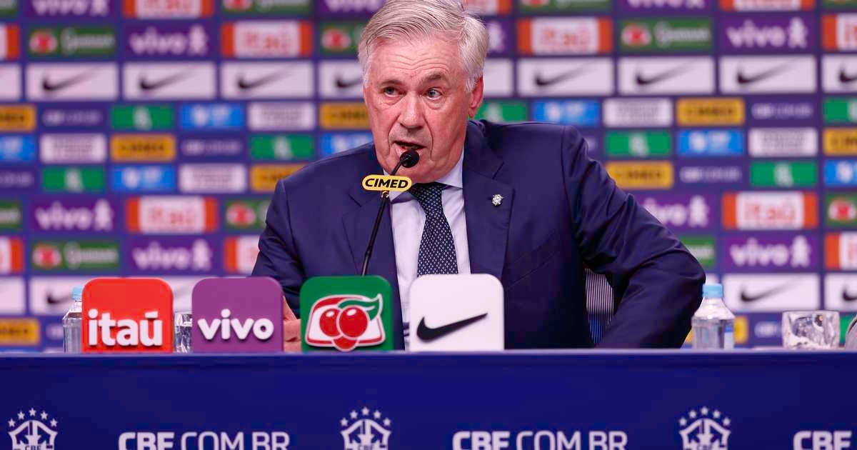 Ancelotti maakt de selectie van het Braziliaanse nationale elftal voor het WK bekend.