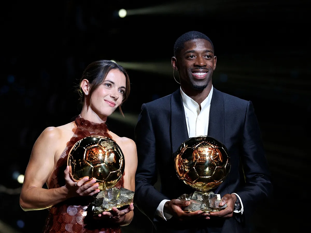 Ousmane Dembélé wint de Ballon d'Or voor Lamine Yamal; Aitana Bonmatí, voor het derde jaar op rij de beste speelster ter wereld, boekt een historisch succes.