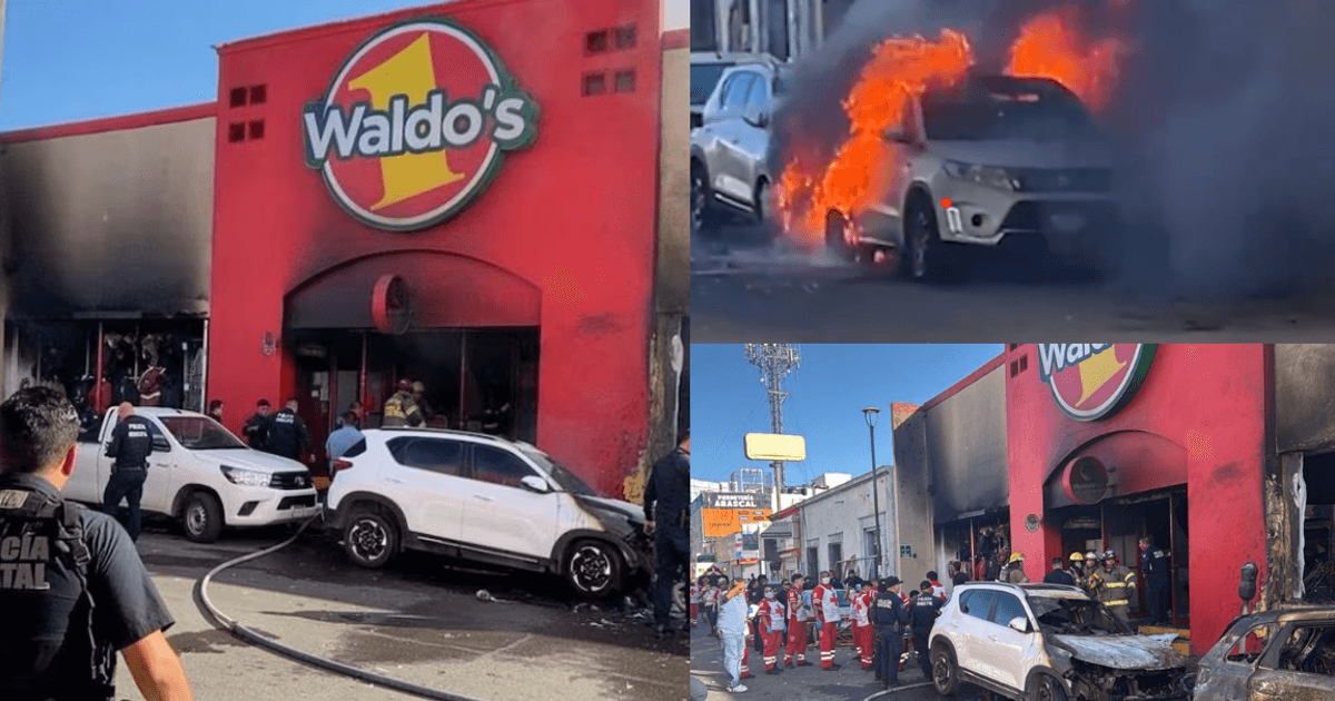 Explosión incendia tienda Waldo’s, causando heridos y fallecidos en Hermosillo, Sonora