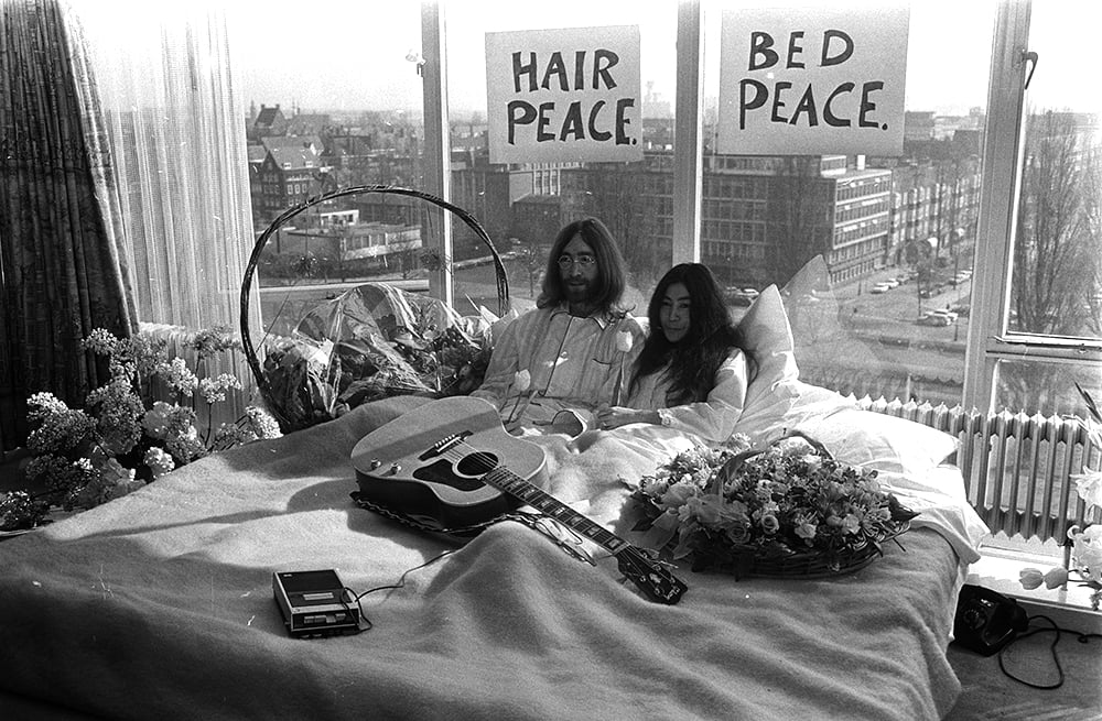 The activist Lennon