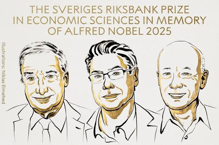 Le prix Nobel d'économie décerné à Joel Mokyr, Philippe Aghion et Peter Howitt