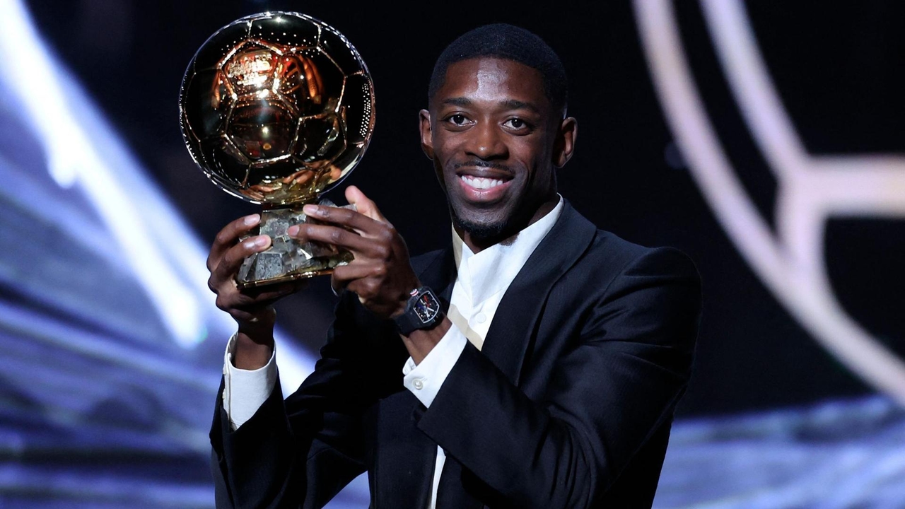 El delantero del PSG Dembélé gana el Balón de Oro