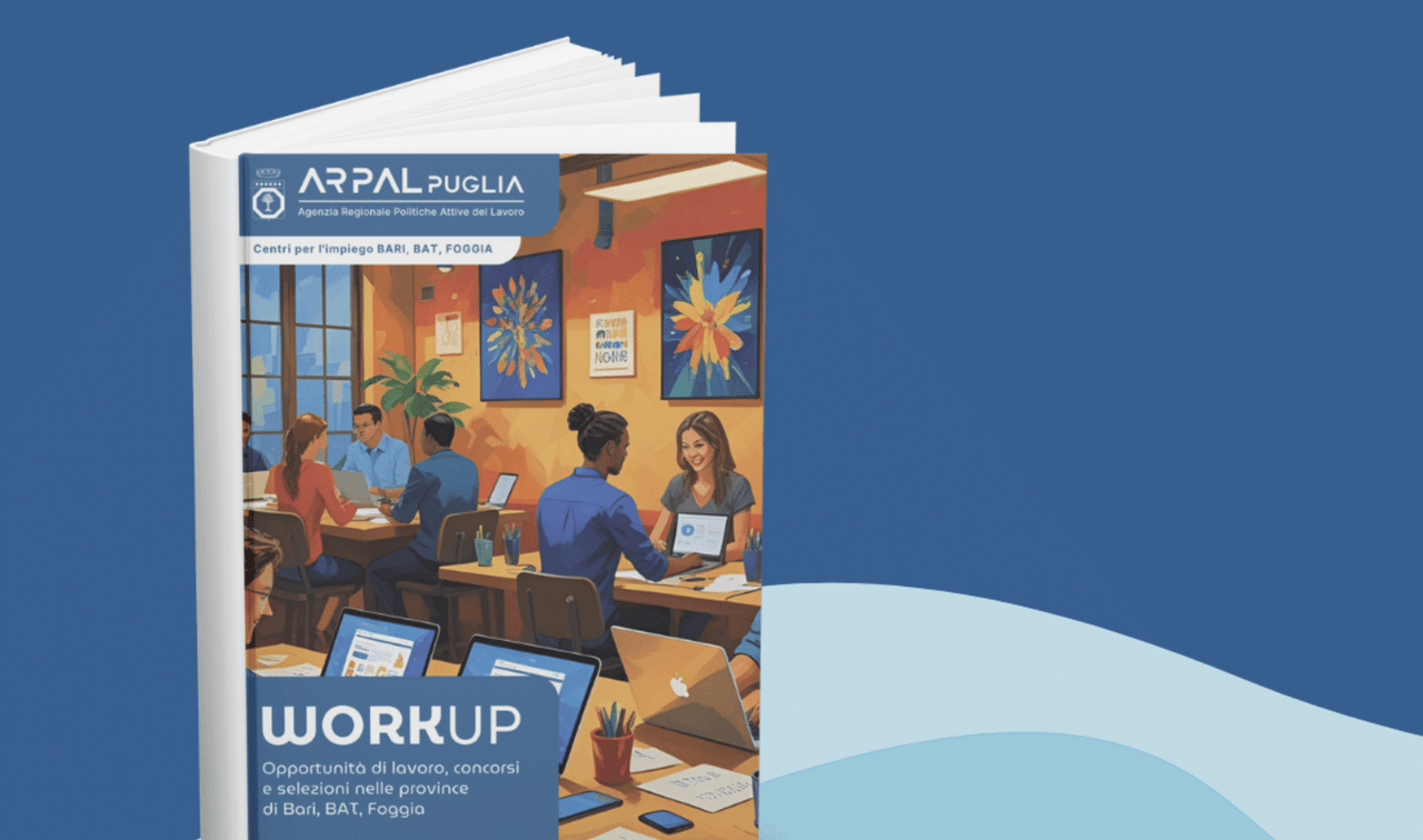 Relatório WORKUP: Mais de 1.600 vagas de emprego disponíveis nas províncias de Bari, Província de Bari e Foggia.